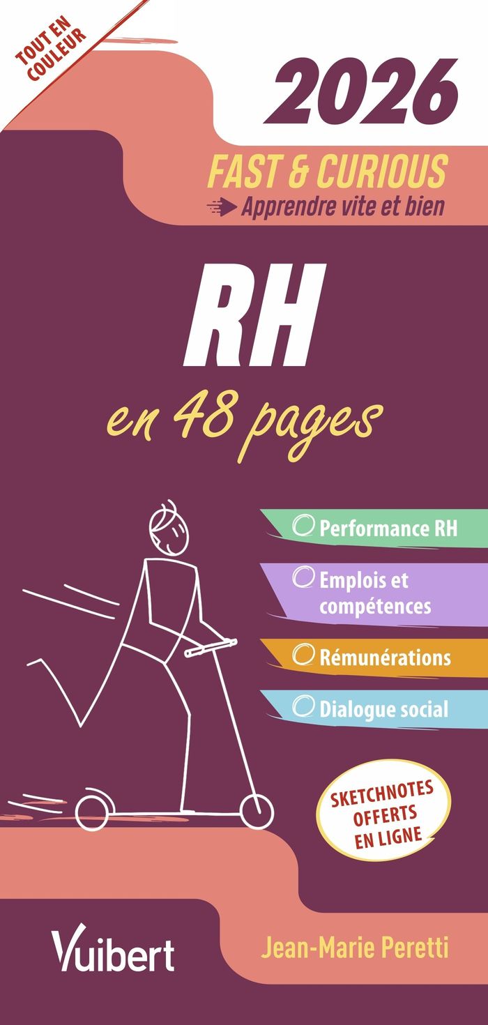 Couverture du livre « RH : en 48 pages » de Jean-Marie Peretti, librairie Les Contes Infusés à Corte