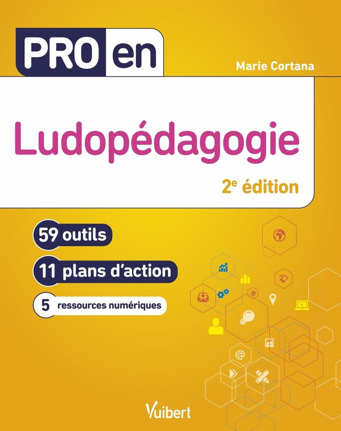 Couverture du livre « Ludopédagogie : 59 outils, 11 plans d'action, 5 ressources numériques » de Marie Cortana, librairie Les Contes Infusés à Corte