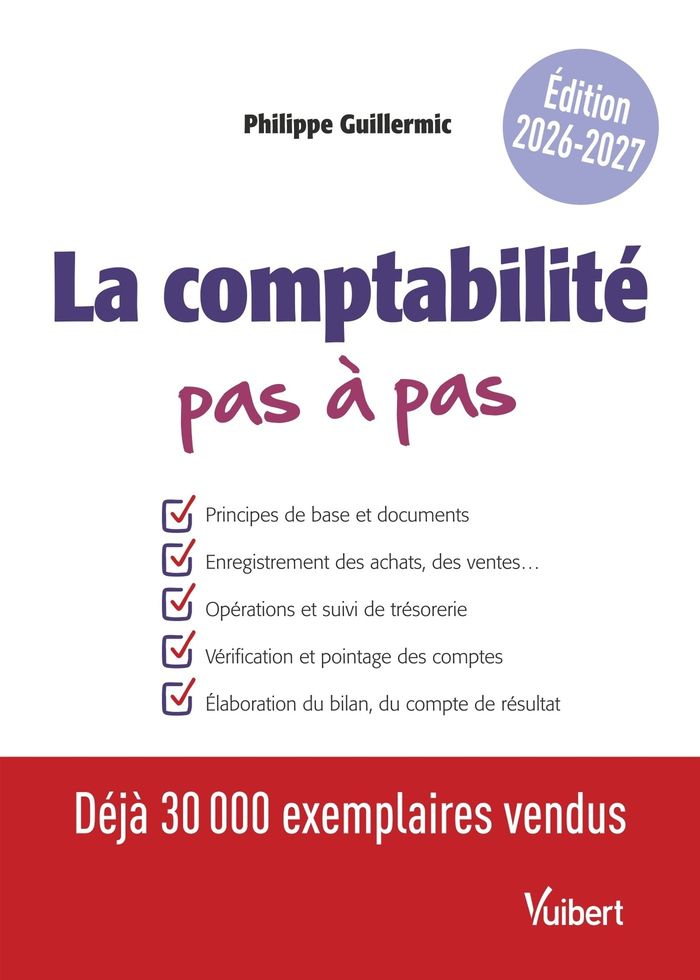 Couverture du livre « La comptabilité pas à pas », librairie Les Contes Infusés à Corte