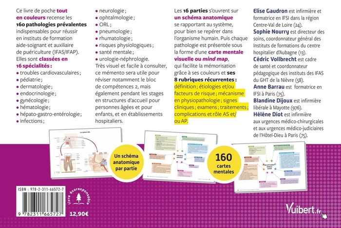 Quatrième de couverture de « Mémento 100 % visuel des pathologies : IFAS-IFAP »
