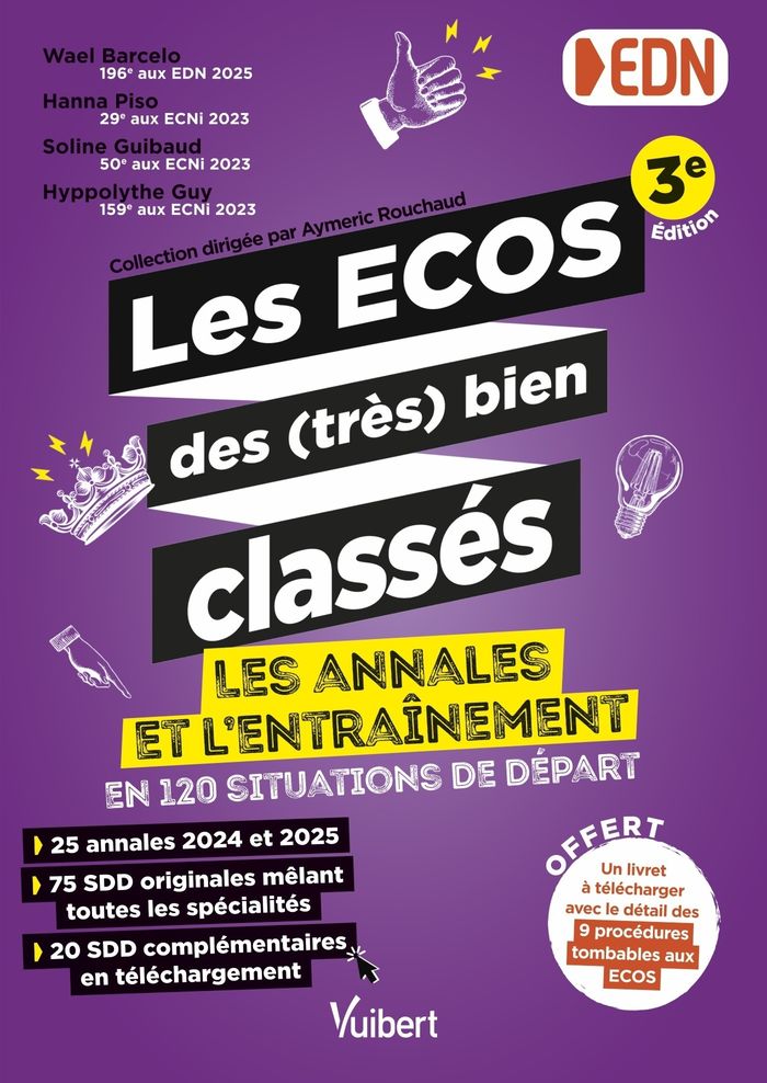 Couverture du livre « Les ECOS des (très) bien classés » de Wael Barcelo, librairie Les Contes Infusés à Corte