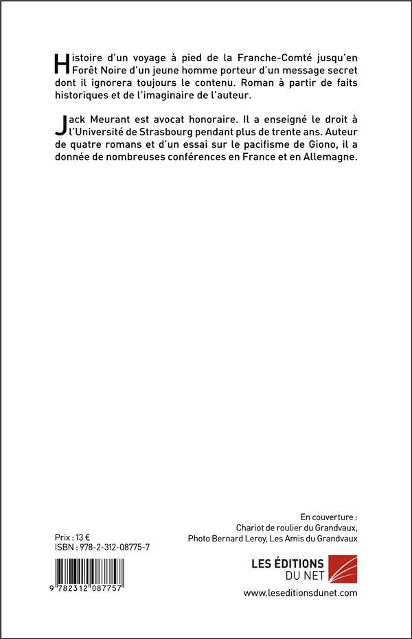 Quatrième de couverture de « LE VOYAGE DE JEAN SANTAIRE »