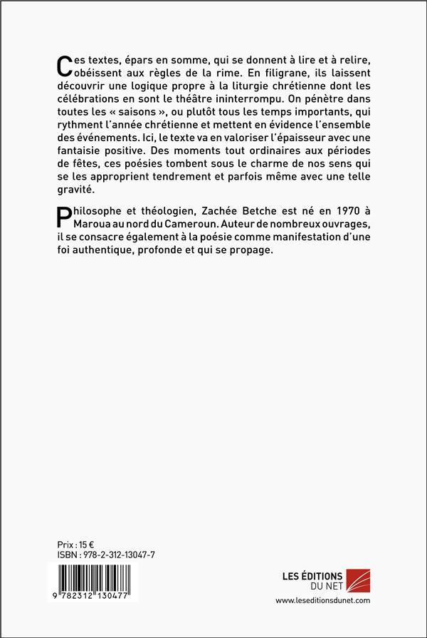 Quatrième de couverture de « COMBINAISONS INTEMPESTIVES - PRIERES ET TEXTES POETIQUES CHRETIENS »