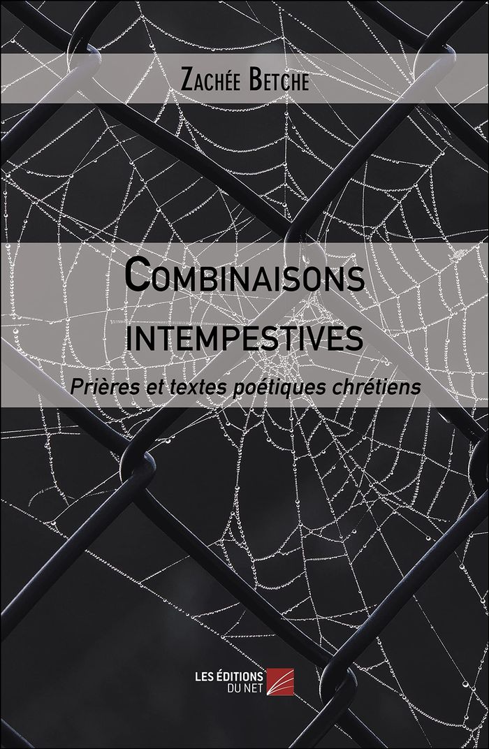 Couverture du livre « COMBINAISONS INTEMPESTIVES - PRIERES ET TEXTES POETIQUES CHRETIENS » de Zachee Betche, librairie Les Contes Infusés à Corte