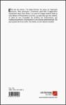 Quatrième de couverture de « LA VANITE DES OMBRES »