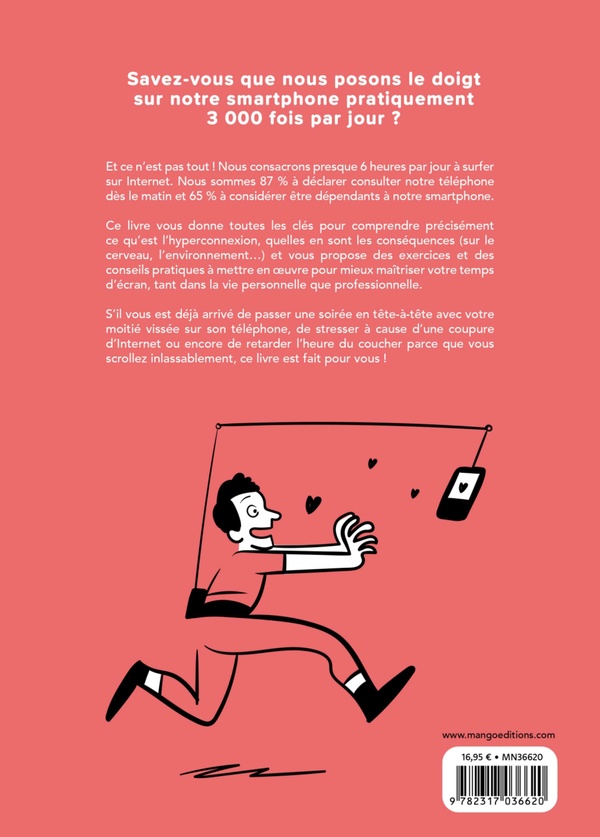 Quatrième de couverture de « J'arrête de scroler, ou presque ! : maîtriser son temps d'écran pour une vie plus équilibrée »