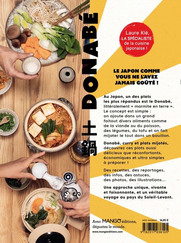 Quatrième de couverture de « Donabé : marmites et curry japonais »