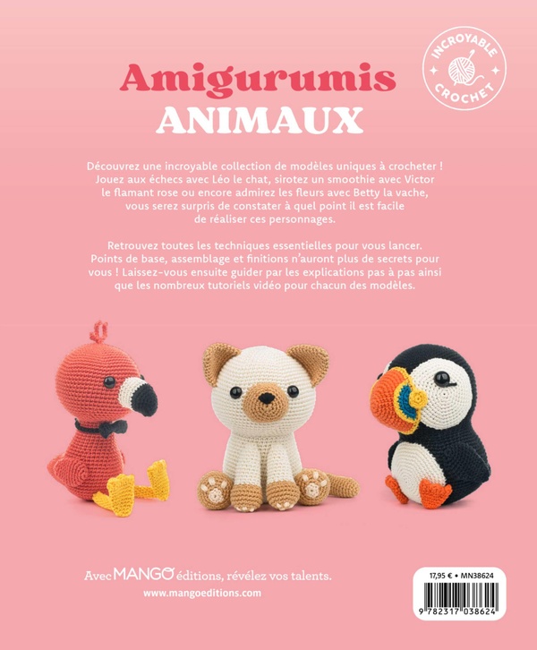 Quatrième de couverture de « Amigurumis animaux : super faciles »