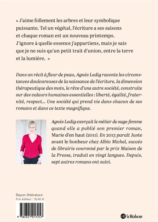 Quatrième de couverture de « Sous l'écorce »