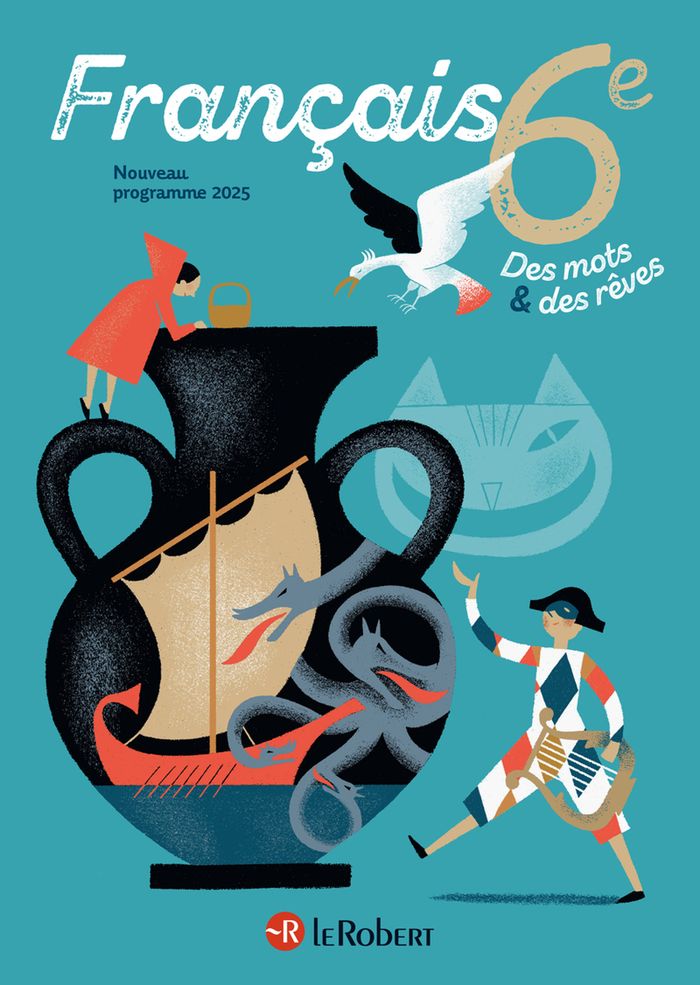 Couverture du livre « Français 6e : nouveau programme 2025 » de Estelle Provost, librairie Les Contes Infusés à Corte