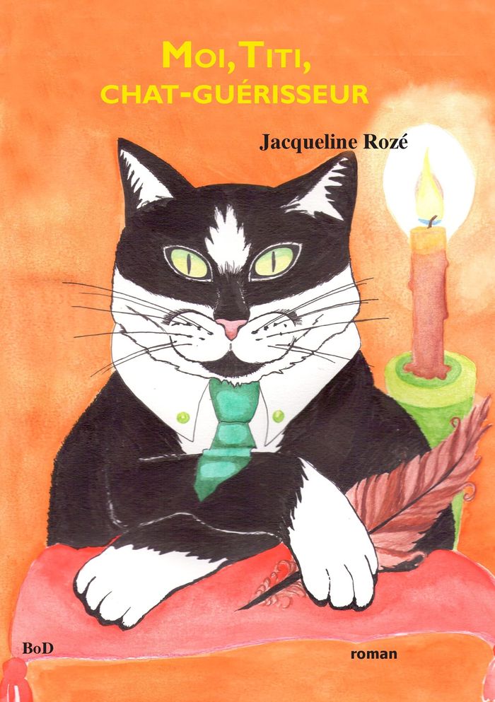 Couverture du livre « MOI, TITI, CHAT-GUERISSEUR », librairie Les Contes Infusés à Corte