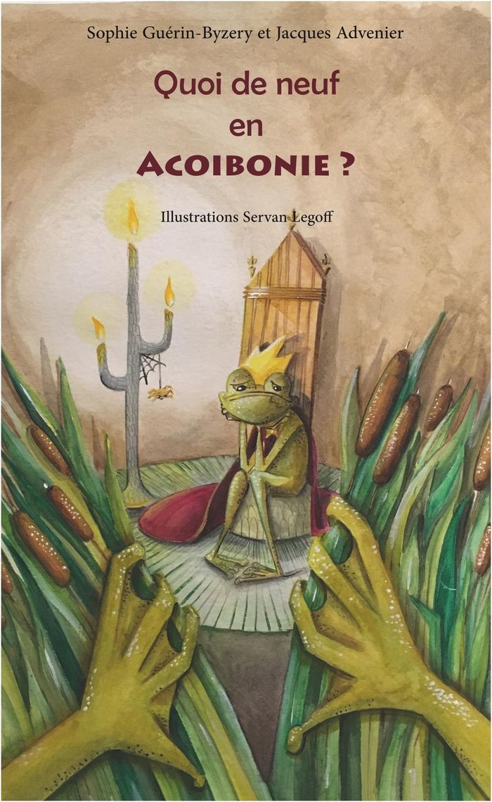 Couverture du livre « QUOI DE NEUF EN ACOIBONIE ? » de Advenier, librairie Les Contes Infusés à Corte