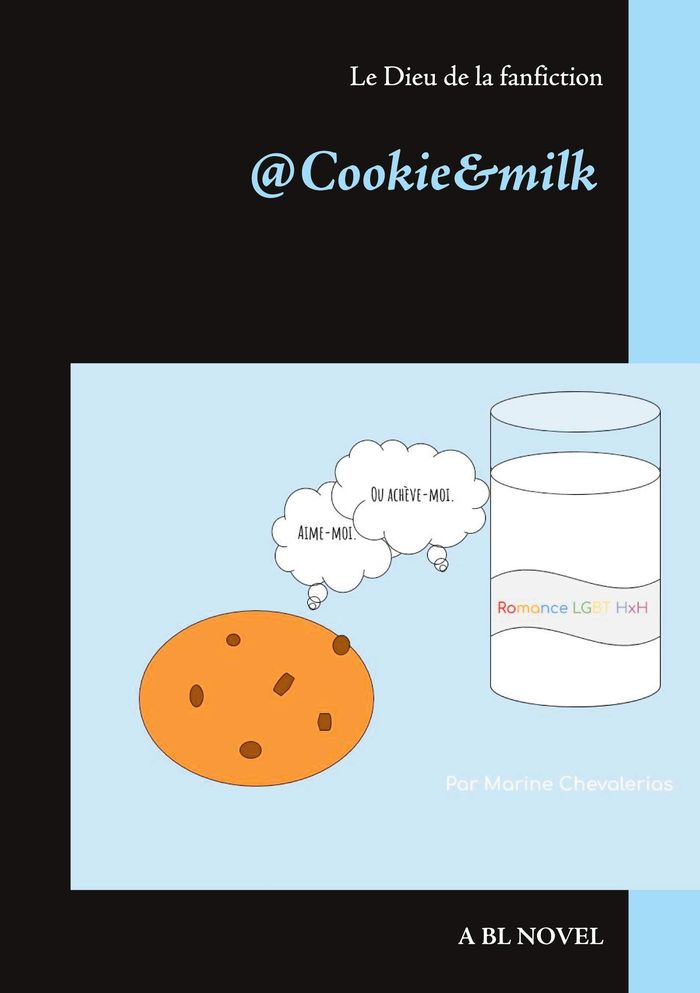 Couverture du livre « COOKIE&MILK - LE DIEU DE LA FANFICTION » de Marine Chevalerias, librairie Les Contes Infusés à Corte