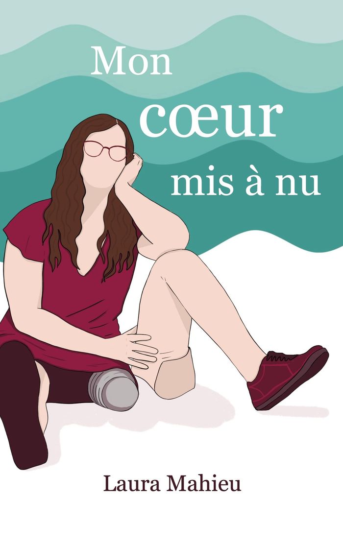Couverture du livre « MON COEUR MIS A NU » de Laura Mahieu, librairie Les Contes Infusés à Corte
