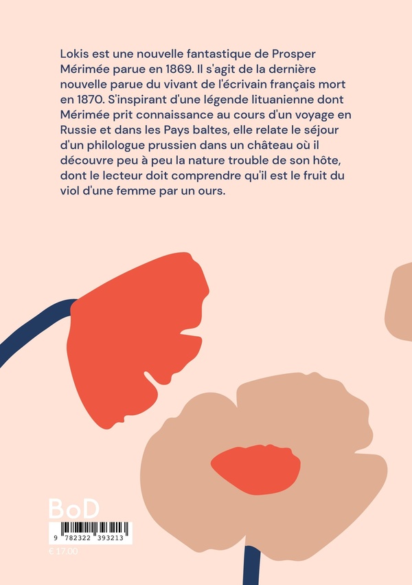 Quatrième de couverture de « Lokis : le manuscrit du professeur Wittembach »