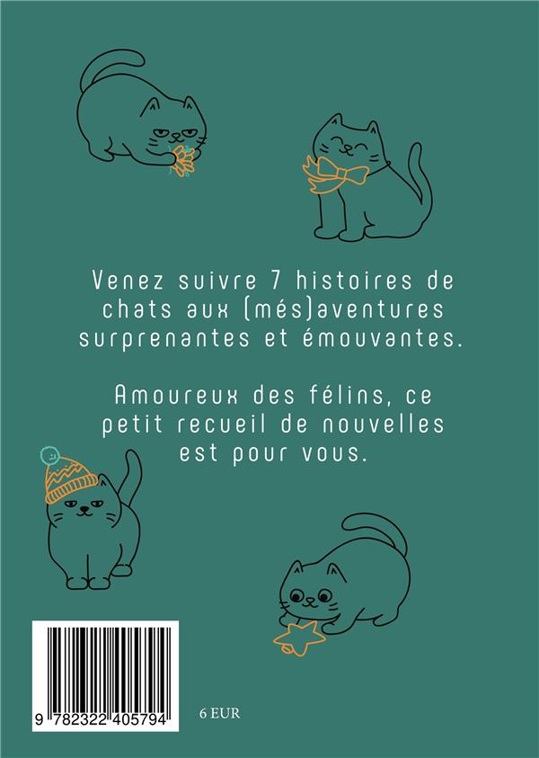 Quatrième de couverture de « HISTOIRES DE CHATS - ILLUSTRATIONS, COULEUR »