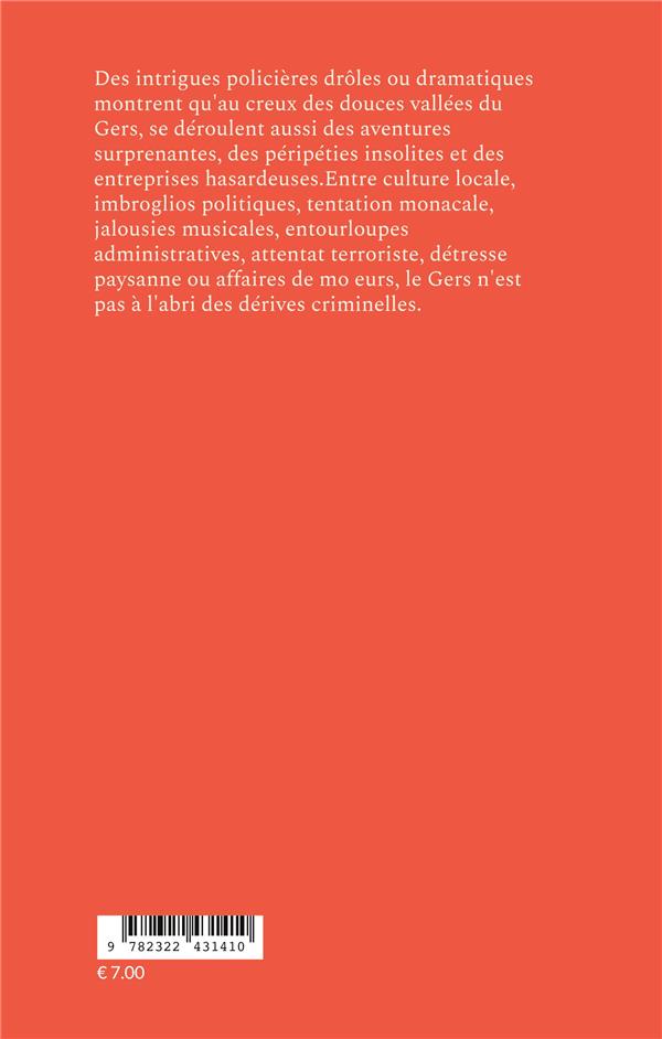 Quatrième de couverture de « LA DORMEUSE DU COULOUME - ET AUTRES NOUVELLES DU GERS »