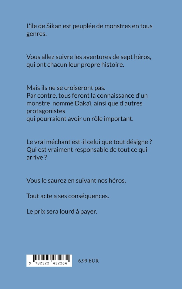 Quatrième de couverture de « DAKAI »