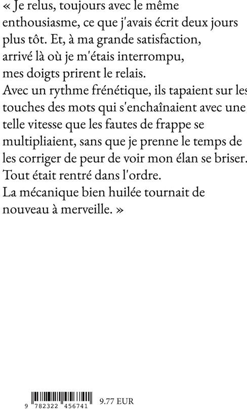 Quatrième de couverture de « DESORDRE »