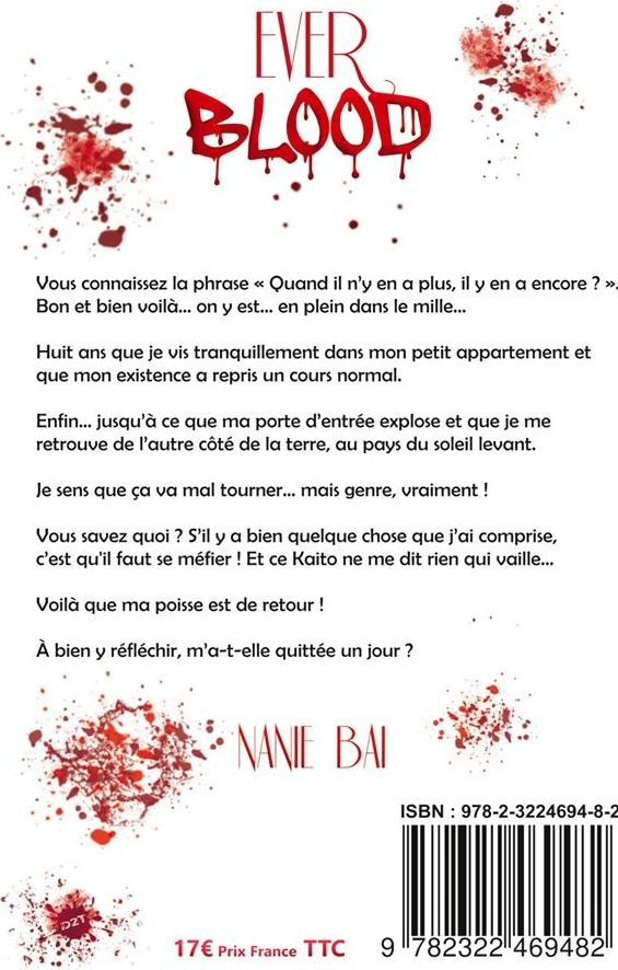 Quatrième de couverture de « SAGA BLOOD - EVER BLOOD »