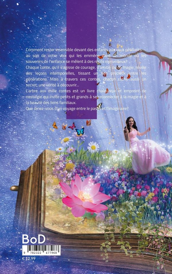 Quatrième de couverture de « L'ARBRE AUX MILLE CONTES - ILLUSTRATIONS, COULEUR »