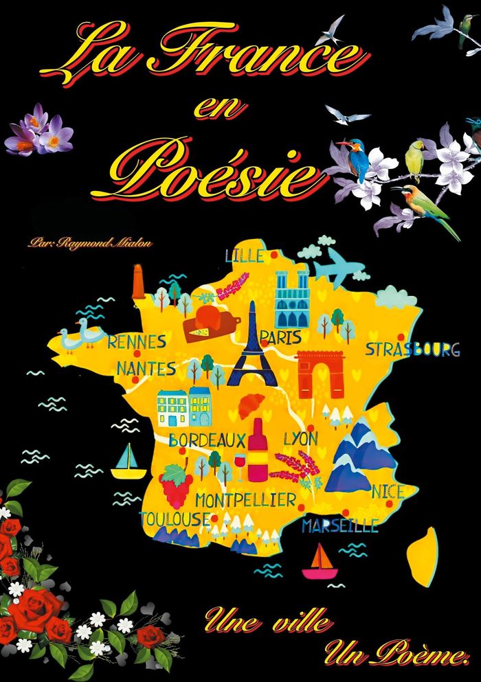 Couverture du livre « LA FRANCE EN POESIE - UNE VILLE, UN POEME. », librairie Les Contes Infusés à Corte