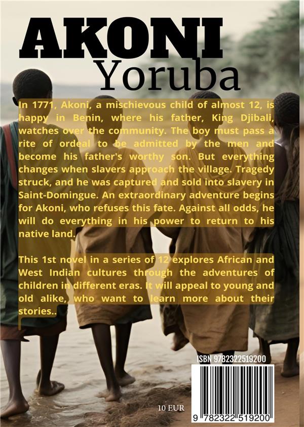 Quatrième de couverture de « AKONI - YORUBA »