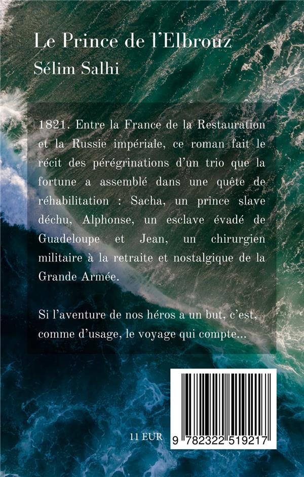 Quatrième de couverture de « LE PRINCE DE L'ELBROUZ »