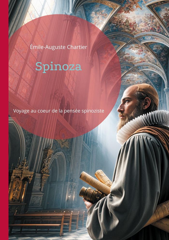 Couverture du livre « SPINOZA - VOYAGE AU COEUR DE LA PENSEE SPINOZISTE » de E-A. Chartier, librairie Les Contes Infusés à Corte