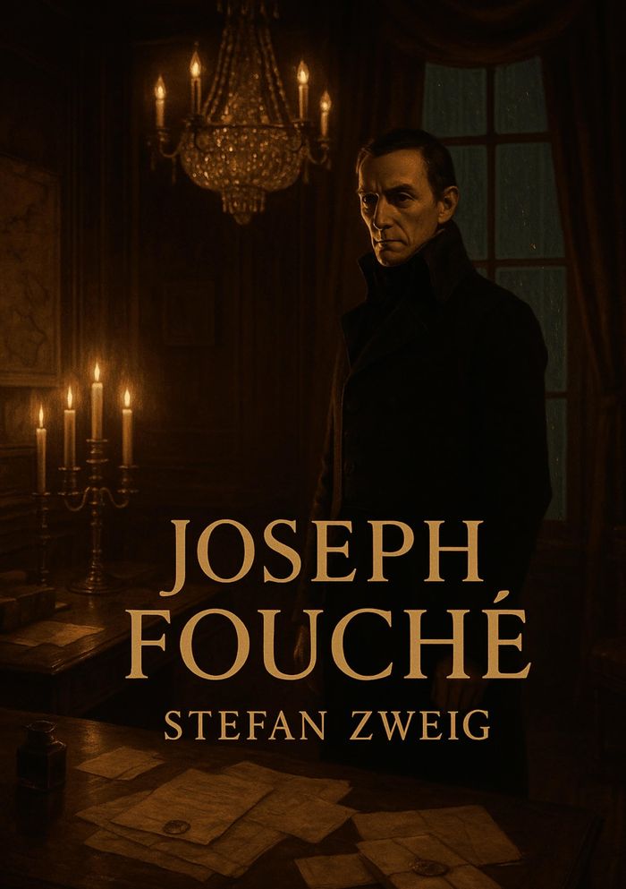 Couverture du livre « Joseph Fouché : Une biographie psychologique et historique sur le pouvoir, l'opportunisme et la duplicité politique » de Stefan Zweig, librairie Les Contes Infusés à Corte