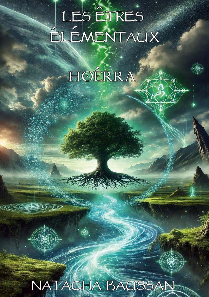 Couverture du livre « HOERRA - LES ETRES ELEMENTAUX - ILLUSTRATIONS, COULEUR », librairie Les Contes Infusés à Corte