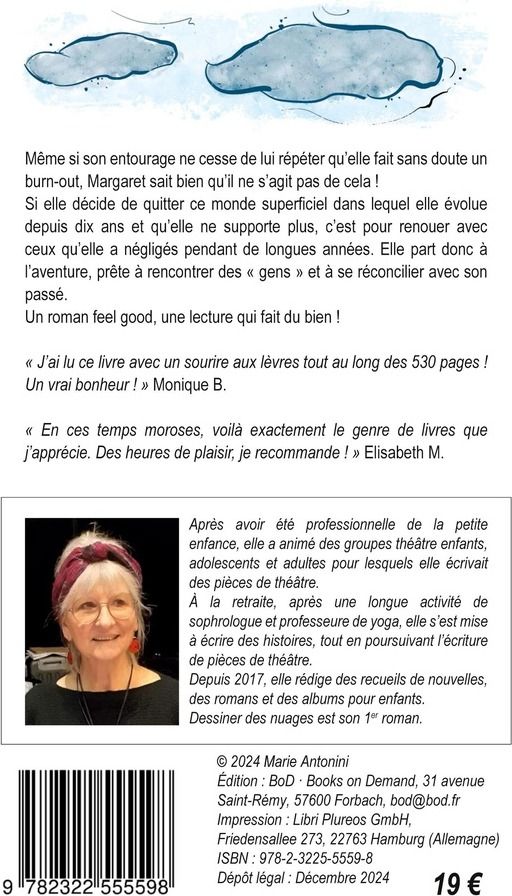 Quatrième de couverture de « DESSINER DES NUAGES »