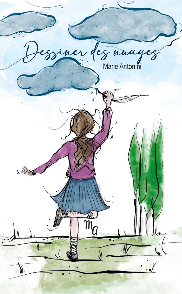 Couverture du livre « DESSINER DES NUAGES », librairie Les Contes Infusés à Corte