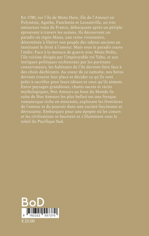 Quatrième de couverture de « Mana »