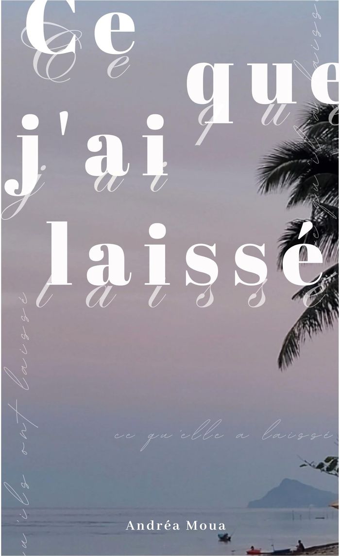 Couverture du livre « CE QUE J'AI LAISSE » de Andrea Moua, librairie Les Contes Infusés à Corte