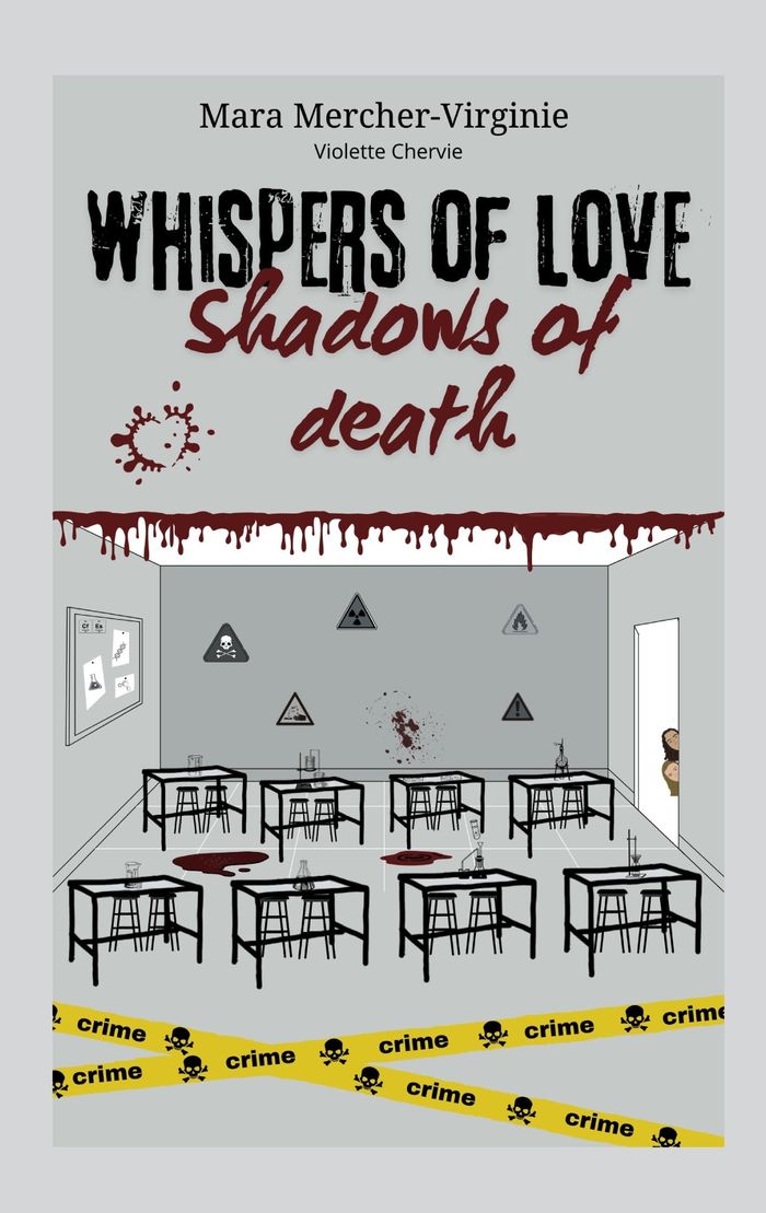 Couverture du livre « WHISPERS OF LOVE, SHADOWS OF DEATH » de M. Mercher-Virginie, librairie Les Contes Infusés à Corte