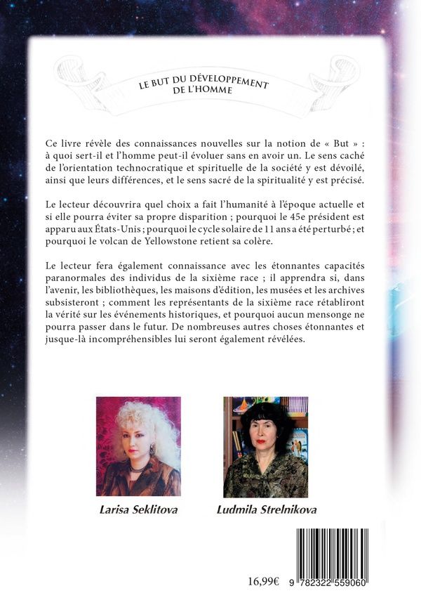 Quatrième de couverture de « Le but du développement de l'homme »
