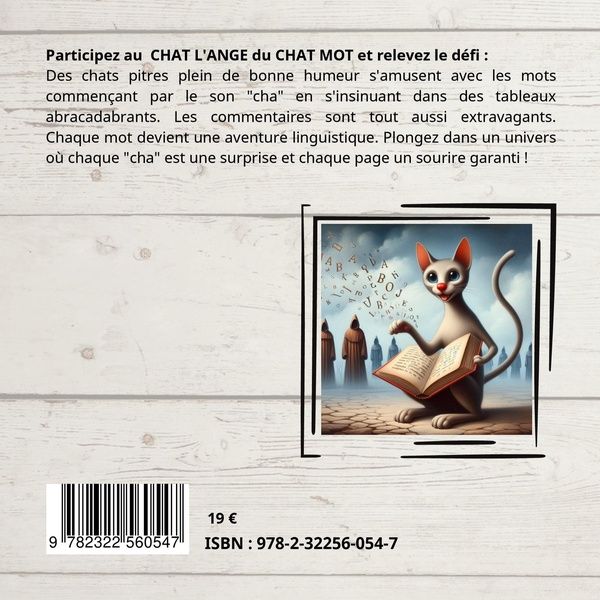 Quatrième de couverture de « Le chat l'ange du chat mot »