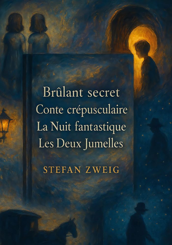 Couverture du livre « Brûlant secret : un recueil de récits psychologiques sur l'éveil des désirs, la dualité humaine et les drames intimes » de Stefan Zweig, librairie Les Contes Infusés à Corte