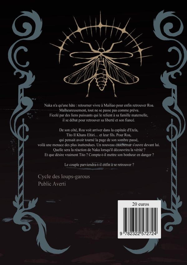 Quatrième de couverture de « La nuit des lucioles »