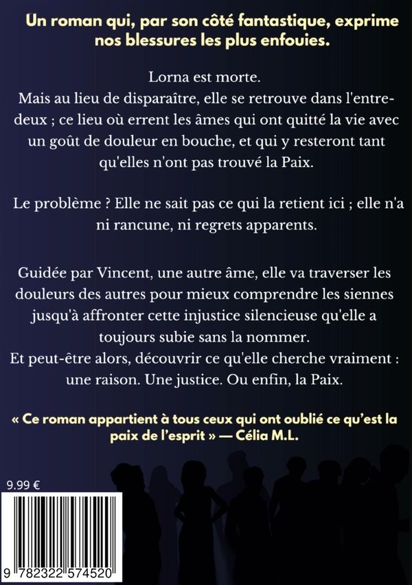 Quatrième de couverture de « Les âmes troublées : comment trouver la paix lorsqu'on ne connaît pas notre malheur ? »