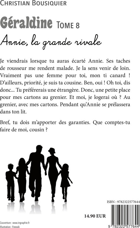 Quatrième de couverture de « Annie, la grande rivale »