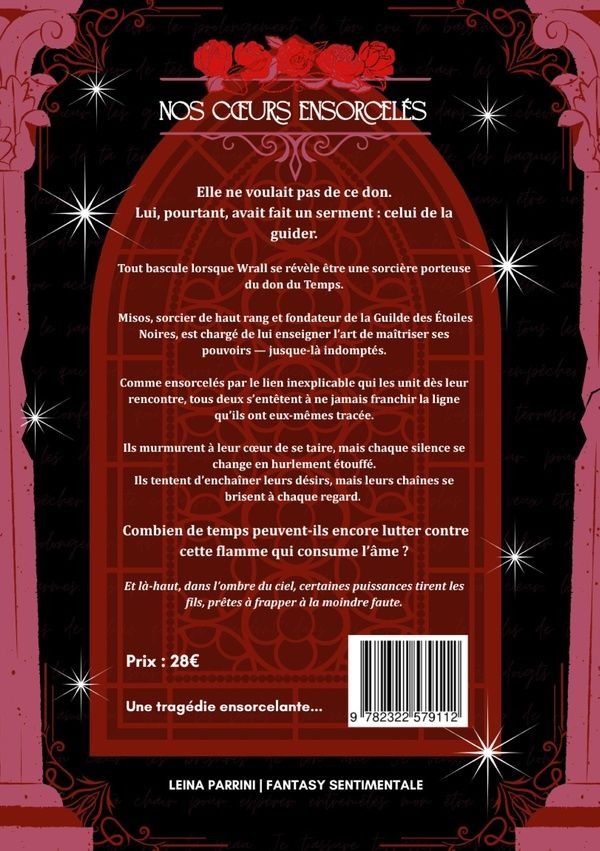 Quatrième de couverture de « Nos coeurs ensorcelés »