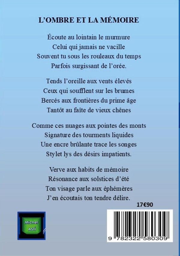 Quatrième de couverture de « AU VENT DES EMOIS - ILLUSTRATIONS, COULEUR »