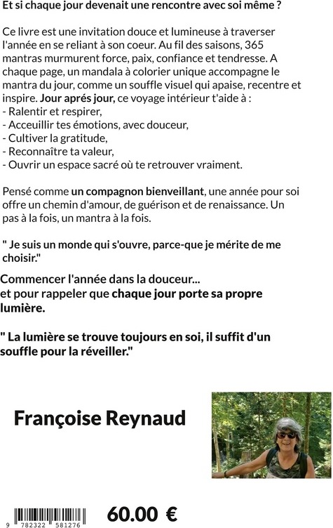 Quatrième de couverture de « Une année pour soi : et si le vrai voyage était celui vers soi-même ? »