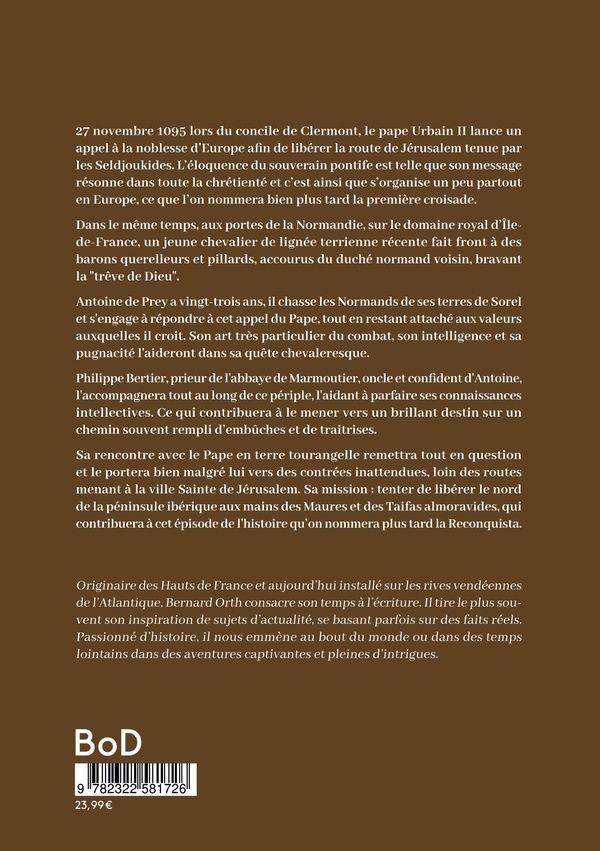 Quatrième de couverture de « LE CHEVALIER DU PAPE - TOME 1 ARCHIVUM SECRETUM »