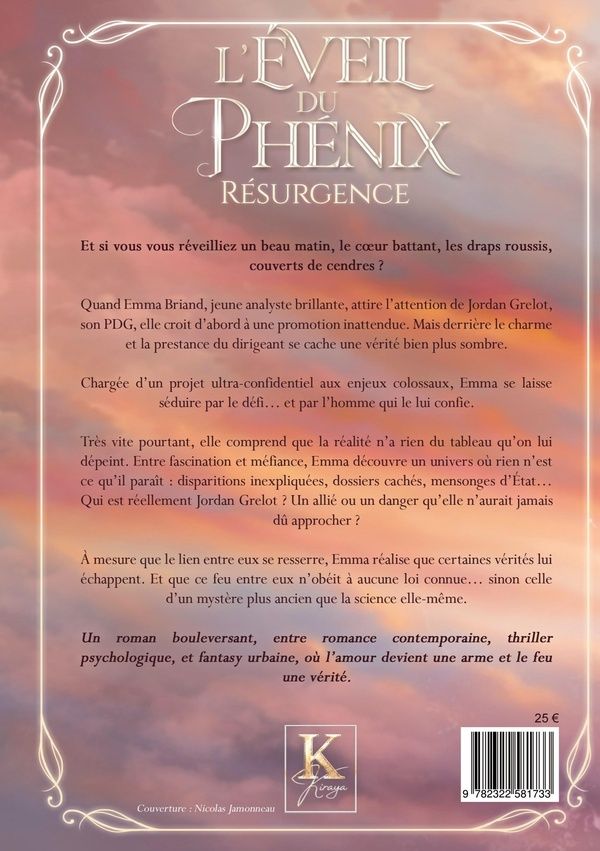 Quatrième de couverture de « L'éveil du Phénix : résurgence »