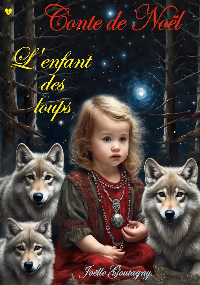 Couverture du livre « L'enfant des loups : conte de Noël » de Joëlle Goutagny, librairie Les Contes Infusés à Corte