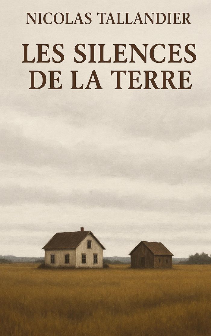 Couverture du livre « Les silences de la terre » de Nicolas Tallandier, librairie Les Contes Infusés à Corte