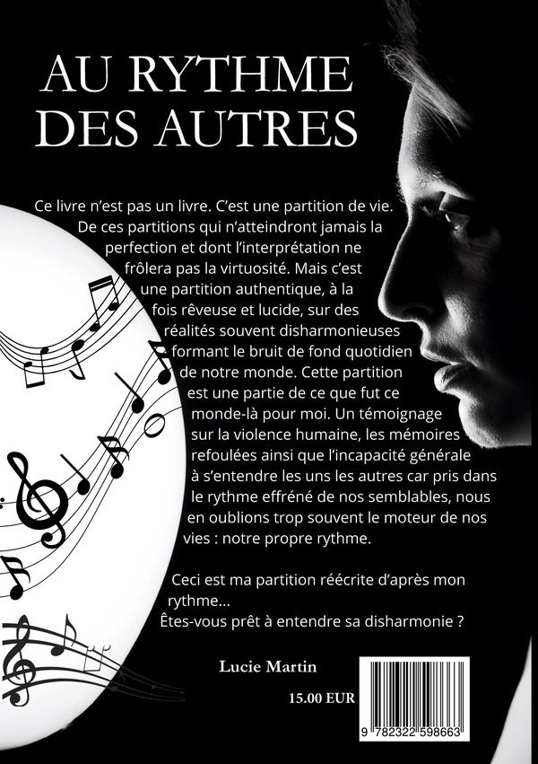Quatrième de couverture de « AU RYTHME DES AUTRES »